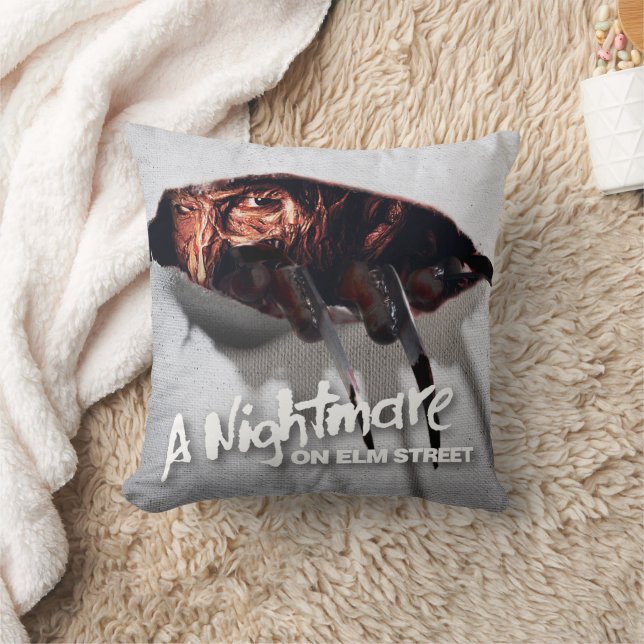 A Nightmare on Elm Street | Freddy Krueger Peeking Throw Pillow (Blanket)