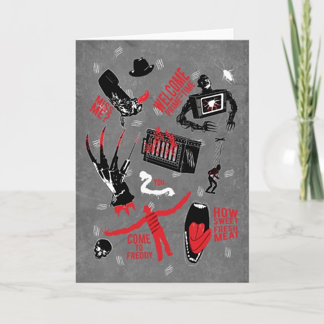 A Nightmare on Elm Street | Freddy Krueger Talk Card (Front)