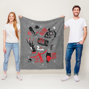 A Nightmare on Elm Street   Freddy Krueger Talk Fleece Blanket