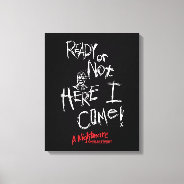 A Nightmare on Elm Street | Here I Come Canvas Print (Front)