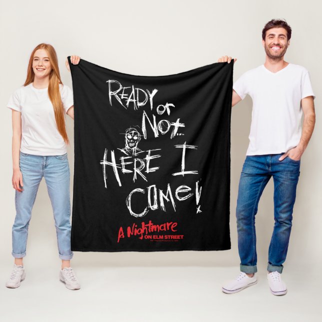 A Nightmare on Elm Street | Here I Come Fleece Blanket (In Situ)