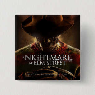 A Nightmare on Elm Street   Movie Poster 2 Inch Square Button