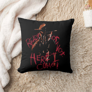 A Nightmare on Elm Street Ready or Not Throw Pillow