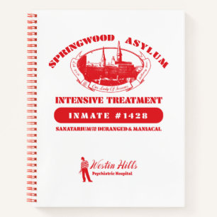 A Nightmare on Elm Street Springwood Asylum Notebook