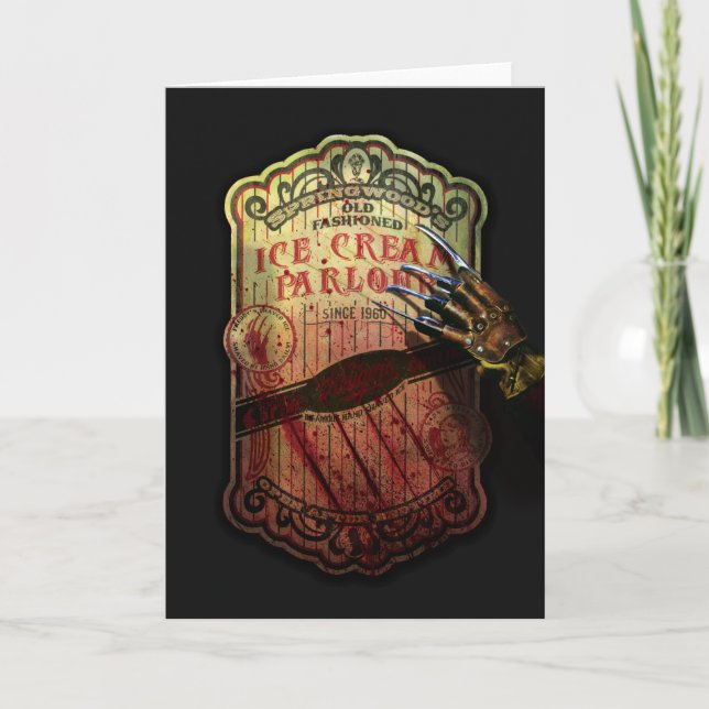 A Nightmare on Elm Street | Springwood's Ice Cream Card (Front)