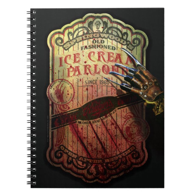 A Nightmare on Elm Street | Springwood's Ice Cream Notebook (Front)