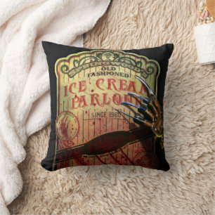 A Nightmare on Elm Street Springwood's Ice Cream Throw Pillow