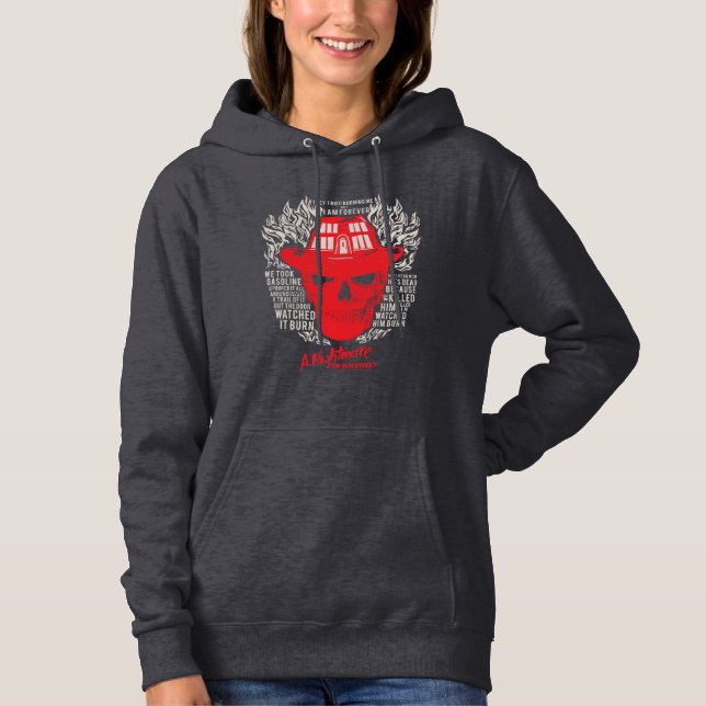 A Nightmare on Elm Street | They Tried To Burn Me Hoodie (Front)
