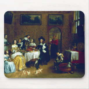 A Noble Family Dining Mouse Pad