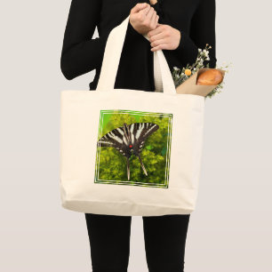 A North American Swallowtail Butterfly Large Tote Bag