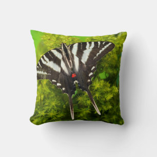 A North American Swallowtail Butterfly Throw Pillow