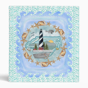 A North Carolina Shells Lighthouse Binder