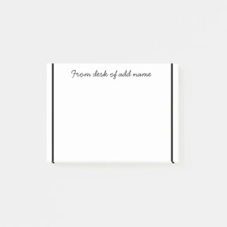 a note from add teacher name simple minimal border