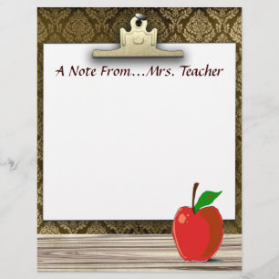 A Note From...Apple Stationery