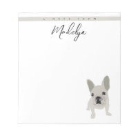 A Note from Custom Name French Bulldog DOG mom