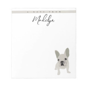 A Note from Custom Name French Bulldog DOG mom