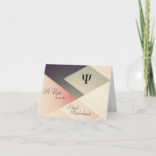 A Note from the School Psychologist (note cards) Card