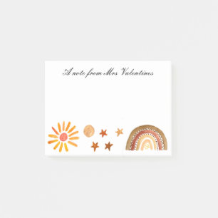 A note from the Teacher Boho Bohemian Watercolor