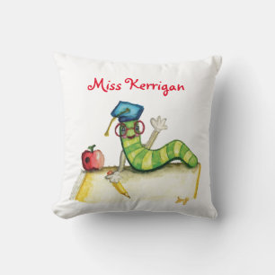 A Note from the Teacher Throw Pillow