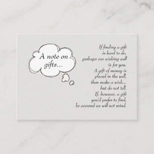 A Note From Us Insert