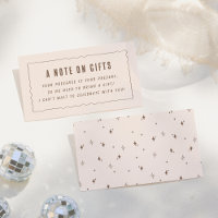 A Note on Gifts | A Tini Bit Older Birthday Party