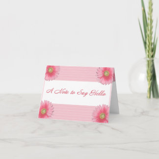 A Note to Say Hello Card