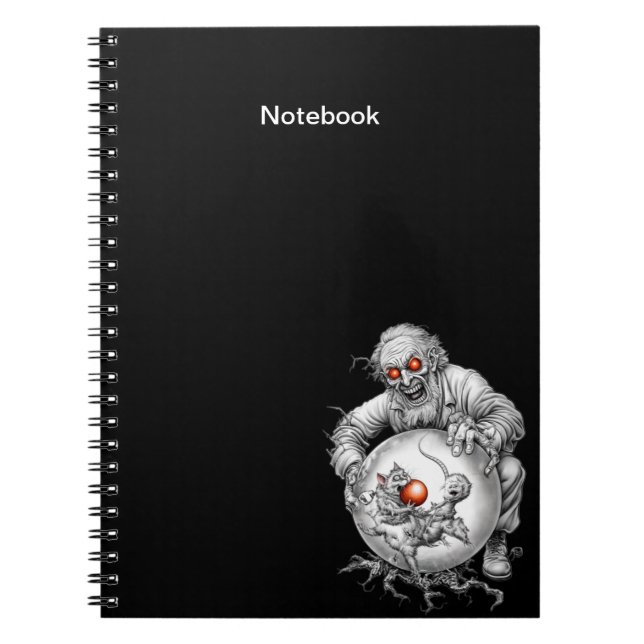 A notebook for Halloween. A great gift. (Front)