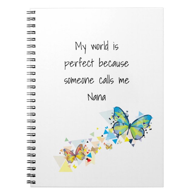 A Notebook for Nana (Front)