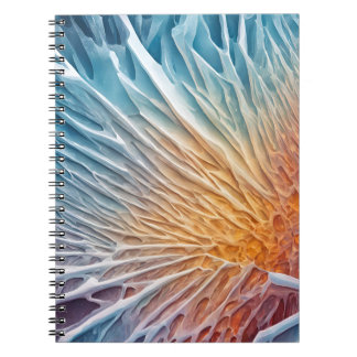 A Notebook with Frosted Design – Christal of Ice