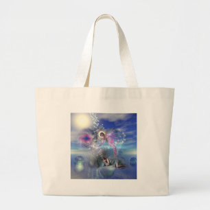 A novel can be a portal into parallel realities large tote bag