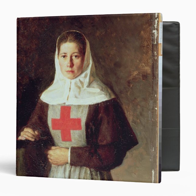 A Nurse, 1886 Binder (Front/Inside)