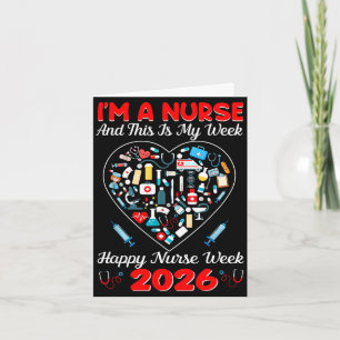 A nurse and this is week happy nurse week 2026 card