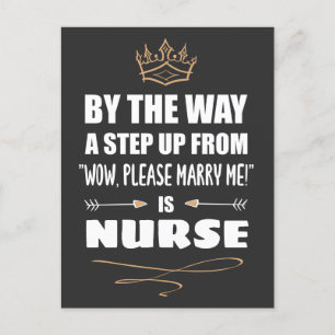 A Nurse is the Ultimate in Appeal. Funny Gift Postcard