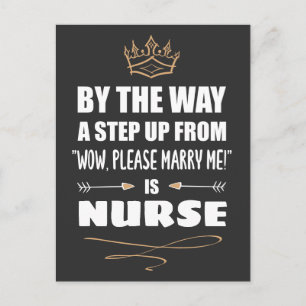 A Nurse is the Ultimate in Appeal. Funny Gift Postcard