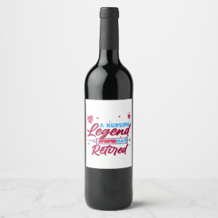 A Nursing legend has Retired Wine Label
