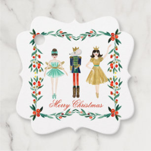 A NutCracker Christmas Gift Tags, Favour Tags