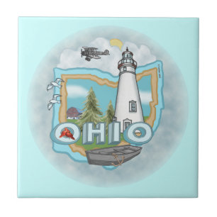 A Ohio Lighthouse Tile