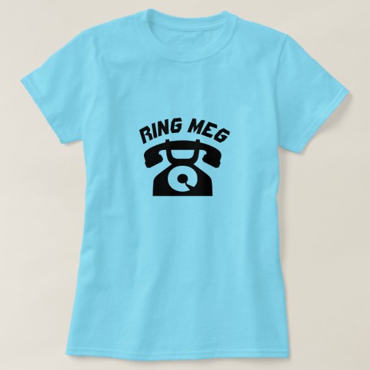 A old phone with text Ring meg T-Shirt