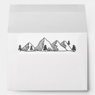A Onederful Wild Adventure Envelope Mountains Boy