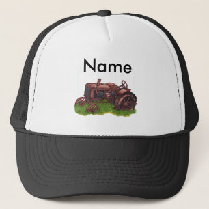 A Out To Pasture Farmer Tractor hat