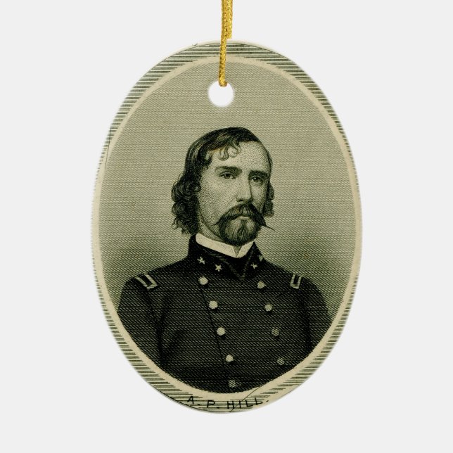 A.P. Hill Ceramic Ornament (Front)