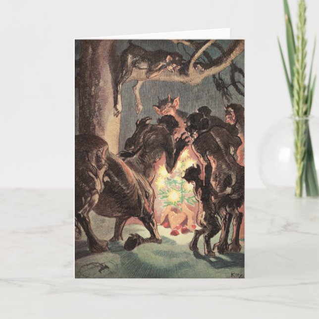 A Pagan Christmas Holiday Card (Front)