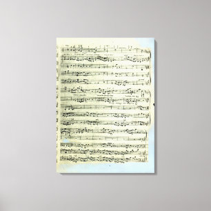 A page from one of the only two copies canvas print