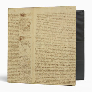 A page from the Codex Leicester, 1508-12 Binder