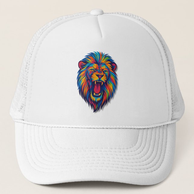 A PAINTED LIONT rucker Hat (Front)