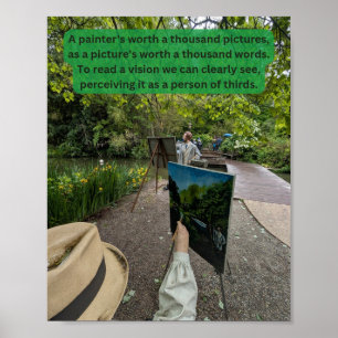 A Painter's Words Poster