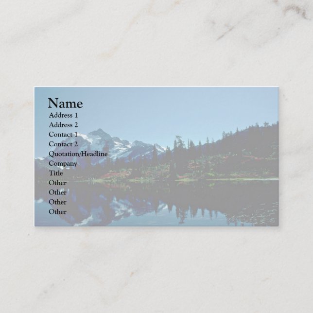 A Painting By God Business Card (Front)