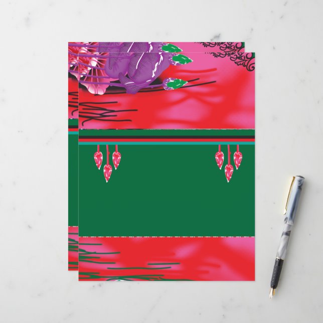 a painting of a frog in a field of grass (Front/Back In Situ)