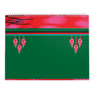 a painting of a frog in a field of grass calendar