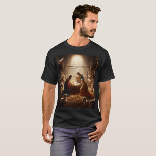 a painting of reyes magos in a cage with a baby T-Shirt